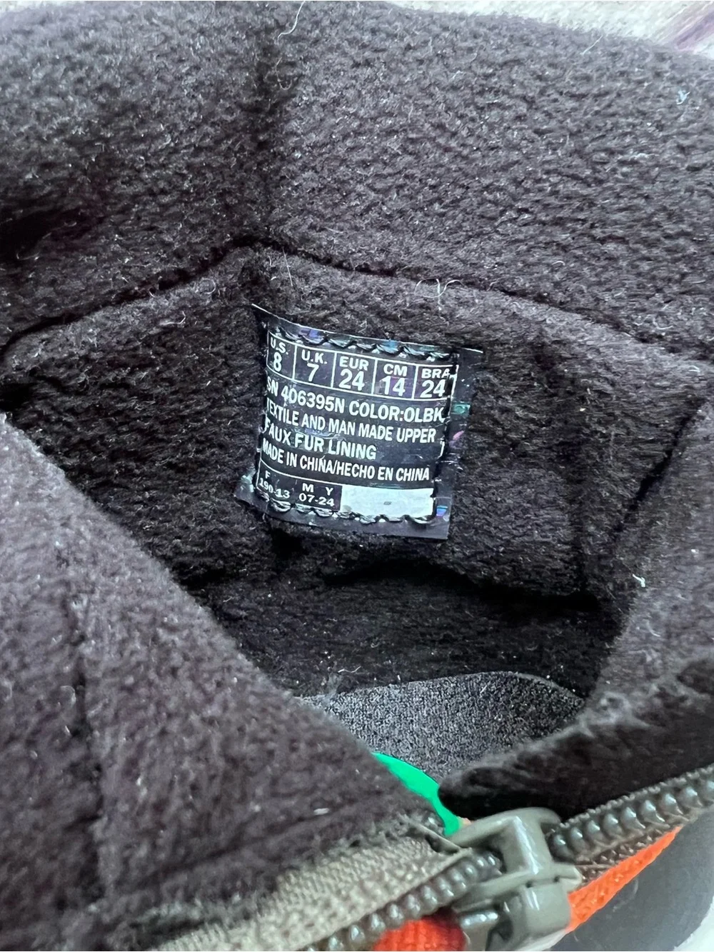 Skechers Toddler Skech-Lite Olive Green Winter Boots